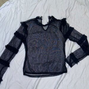 Forever21 Mesh Crop Top